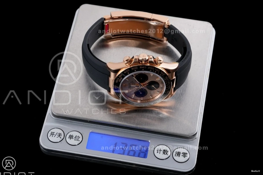 Daytona 126515 On RG Stick DD4131 Oyster-flex 1:1 VSF Black Gain Weight Best Edition Strap Marker Sub-dial Dial 0315